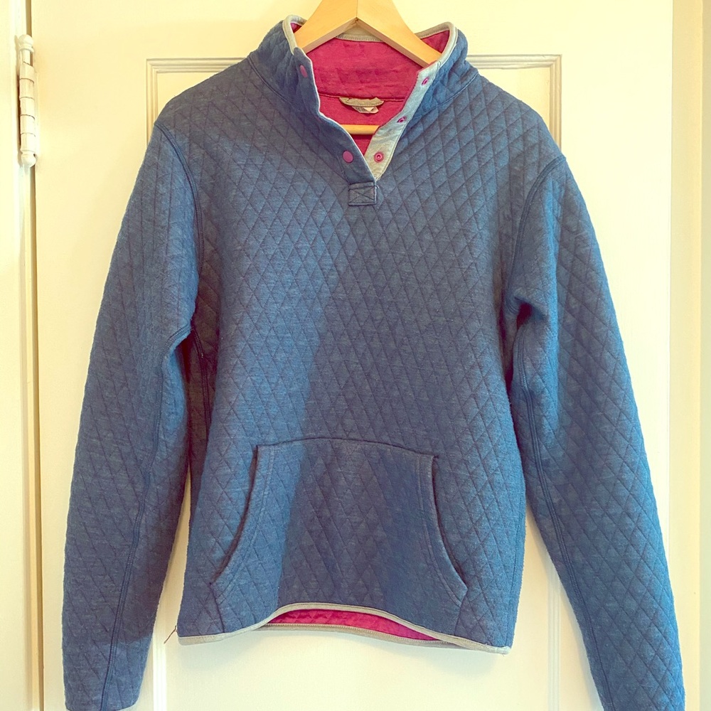 Marine Layer Reversible Quilted Pullover